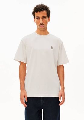 IKONISCHES Å MAARKOS MELANGEFARBIGES T-SHIRT | pure