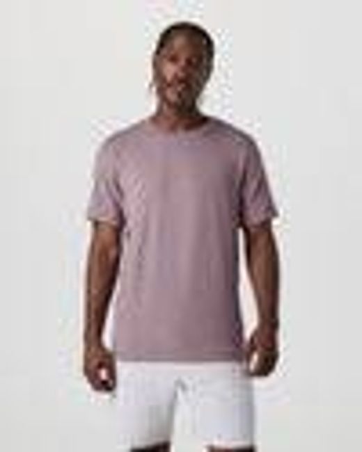 Tuvalu Tee | Dark Umber Cotton T-Shirt | Vuori