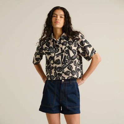 DEDICATED - Shirt Grundvik Shades Oat White