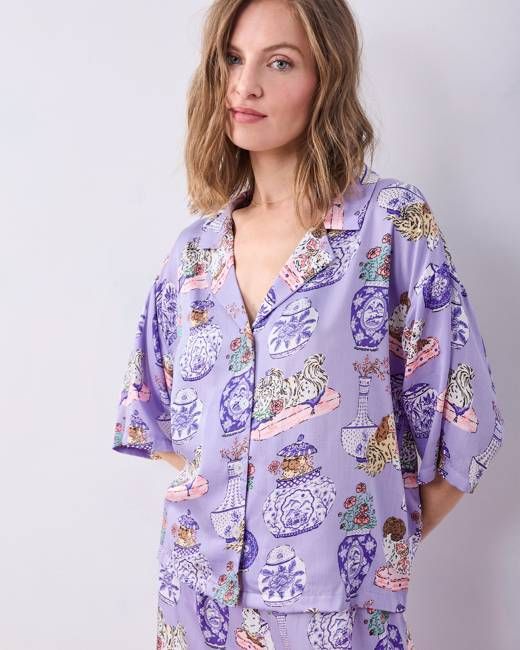 Fancy Dogs - Petite Eco Satin Wildest Dreams Set - Lavender Glaze