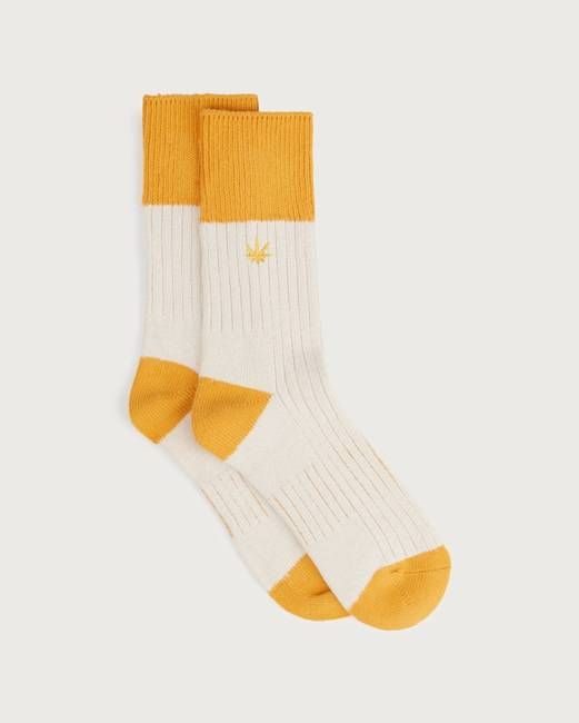 Yellow hemp Peu socks