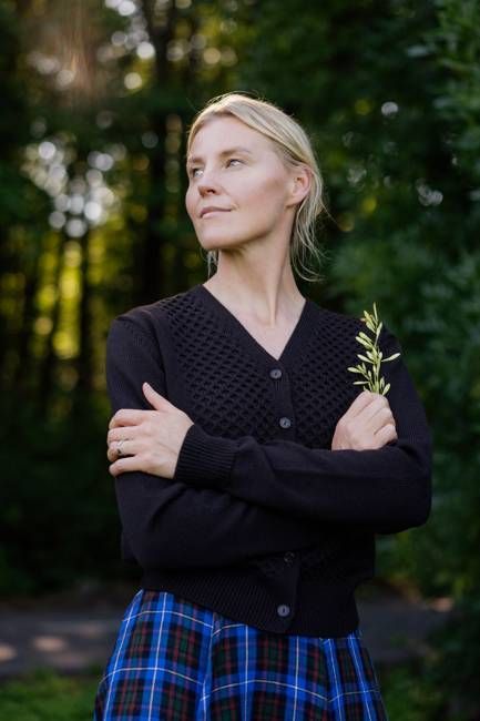 Elaine – Merino Wool Cardigan