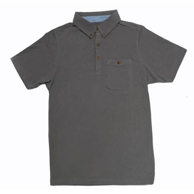 Poloshirt Basic - Antraciet grijs -