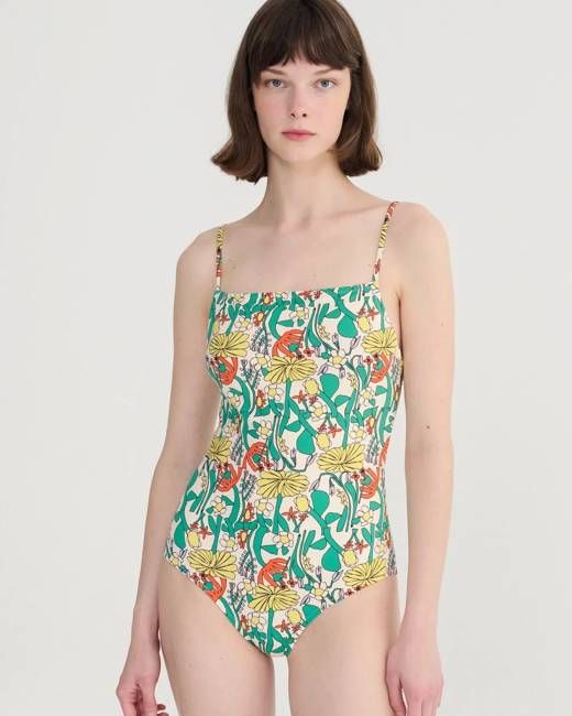 Bobo Choses Herbalist Pattern Recycled Swimsuit
