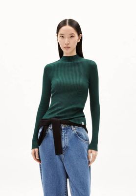 ALAANIA KNIT SWEATER | teal stone