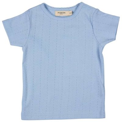 Pointelle T-Shirt - Sky Blue