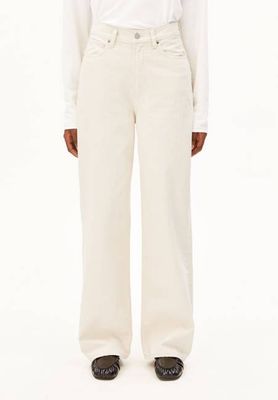 ENIJAA HIGH WAIST WIDE JEANS | undyed