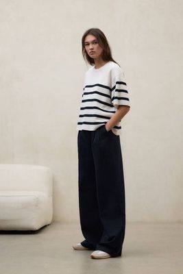 WHITE MARINA SWEATER