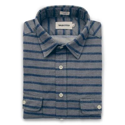 The California in Ash & Navy Stripe
