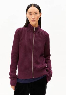 REBECCAA GMT DYE TROYER | dark cranberry