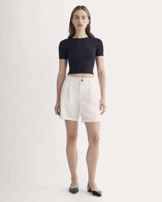 The Pleated Chino Short | Birch