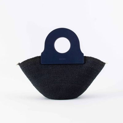 Handheld Basket Black & Navy
