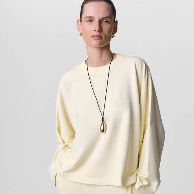 Organic Lightweight Terry Oversized Sweatshirt