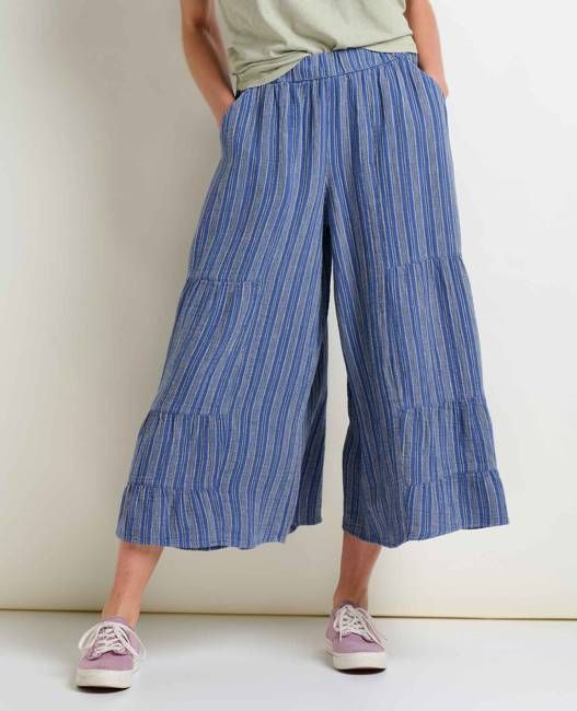 Tate Double Weave Palazzo Pant