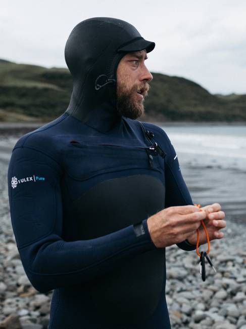 Men's Nieuwland 5.5/4.5mm Yulex® Chest Zip Hooded Wetsuit