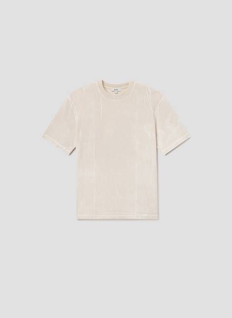 Asha Mock Neck Tee in Tempo