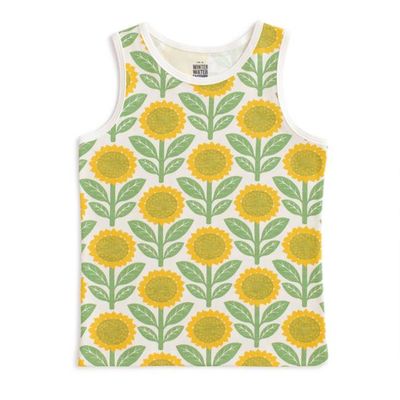 Tank Top - Sunflowers Green