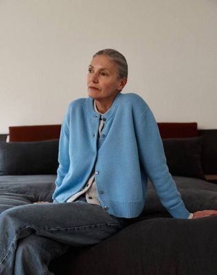 The Easy Cardigan - Glacier Blue