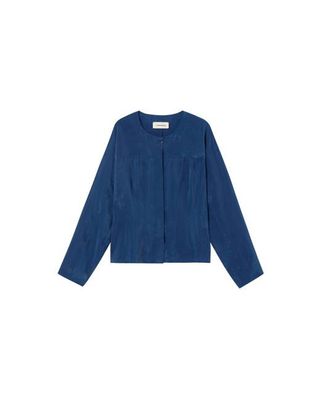 Blue Cupro Briana blouse