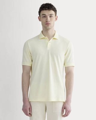 The Pique Polo | Light Yellow