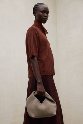 DYED BEIGE SMALL TIKA BAG