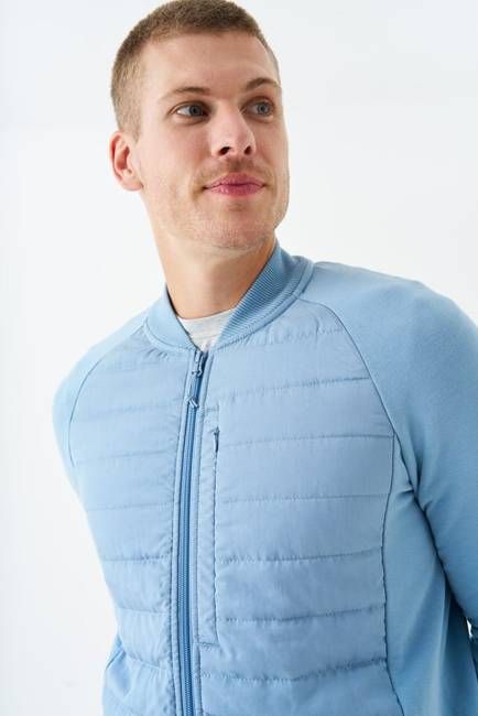 Men's Plym Quilted Bomber Sweat