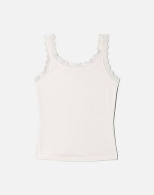 Raechel Tank - Vintage White