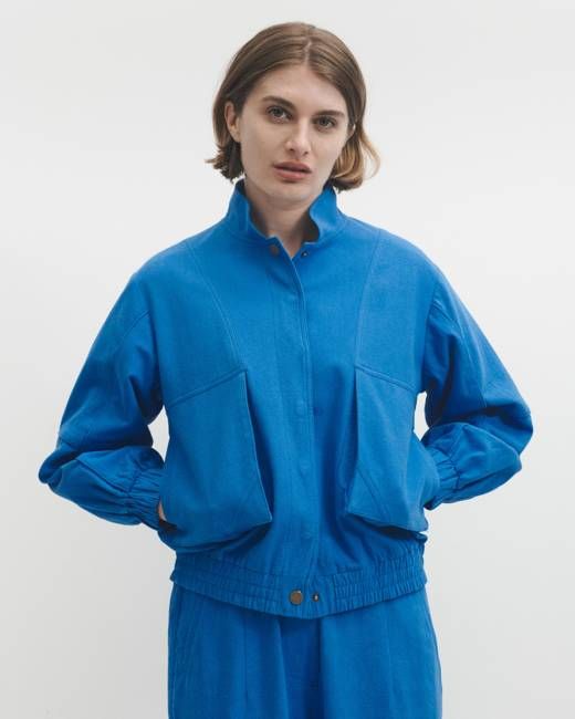 Lowie Cobalt Bomber Jacket