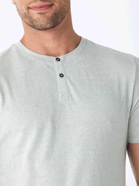 Baseline Short Sleeve Triblend Henley