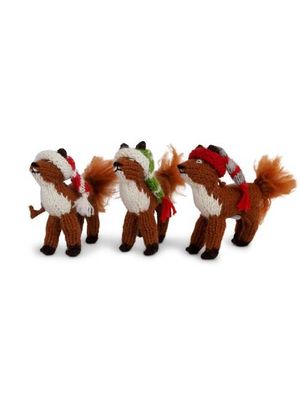 Softie Vixen Fox in Hat Ornament