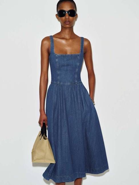 Janu Denim Midi Dress