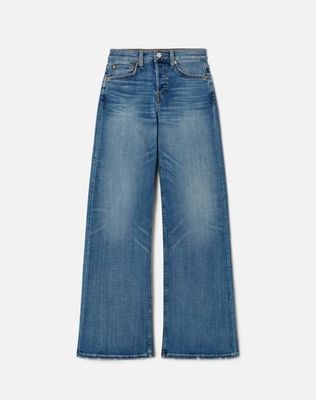 Comfort Stretch Mid Rise Wide Leg - Blasted