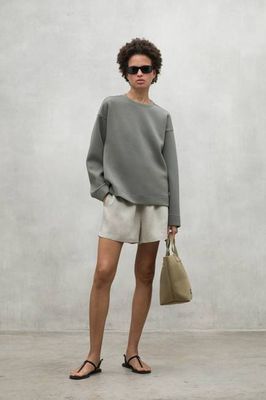 BEIGE LINEN YERA SHORTS