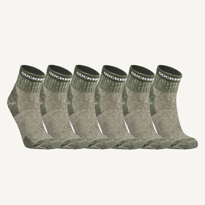 Midweight Quarter Crew Sock 6-Pack