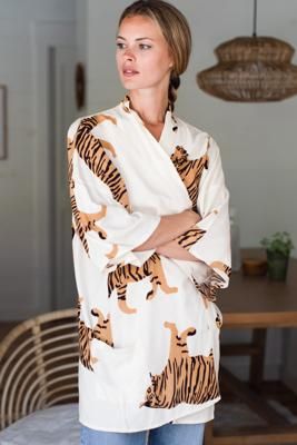 Fete Layering Top - Tigers Egret