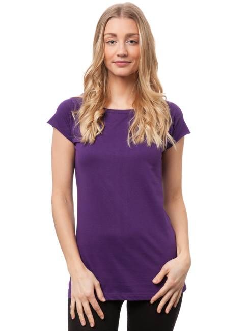Cap sleeve aubergine XL