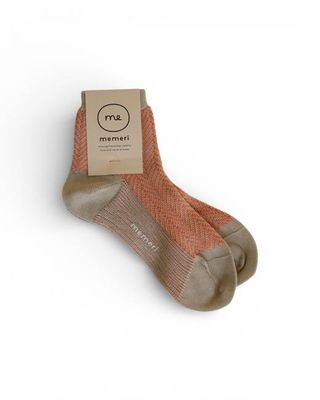 Coral Pink Giza Cotton Socks