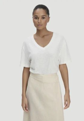 Oversized T-shirt made from linen and organic cotton