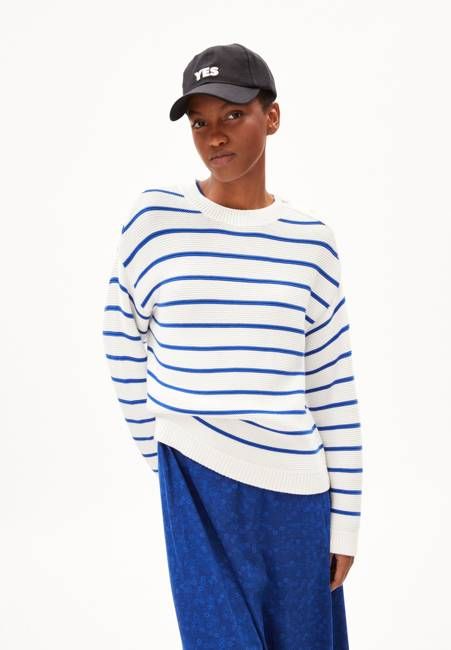 LAVINAAS STRIPED | off white-dynamo blue