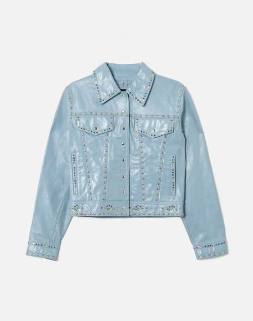 90s Leather Studded Jacket