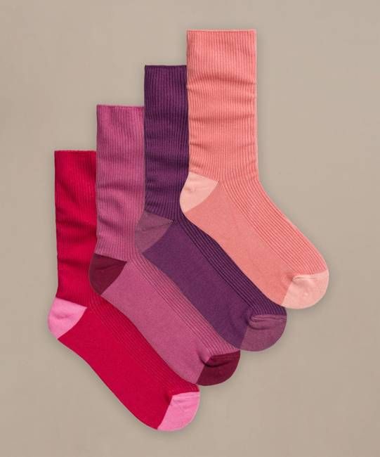 Soft Edge Rib Everyday Sock - 4 Pack