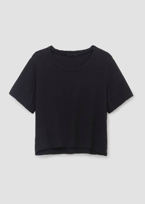 Jayda Organic Cotton Top in Black