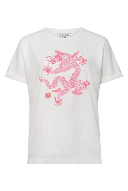 DRAGON - Organic Cotton Tee -  Off White