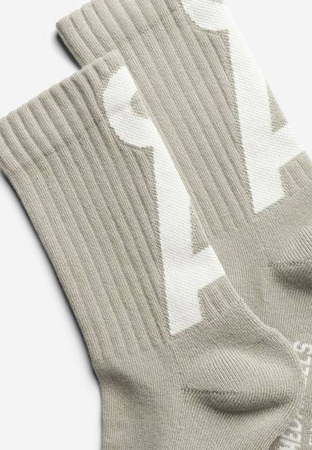 QUAASA STRIPES LONGSLEEVE SHIRT | light sage-pure