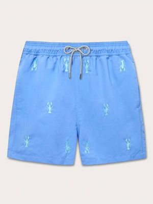 Men's Lazy Lobsters Embroidered Staniel Swim Shorts