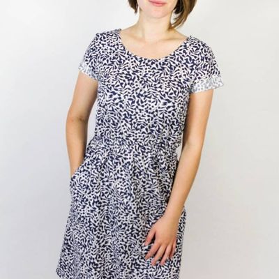 Bio Kleid Somrig Lorbeer blau - kaufen