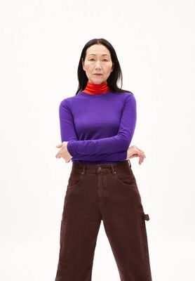 ELDIAA MERINO-STRICKPULLOVER | indigolila