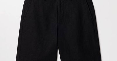 The Linen Shorts Black | Premium Summer Essential | Asket