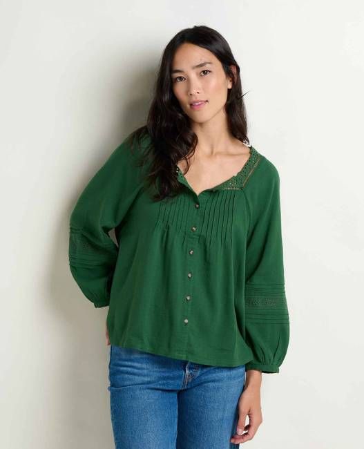 Manzana Peasant Long Sleeve Shirt