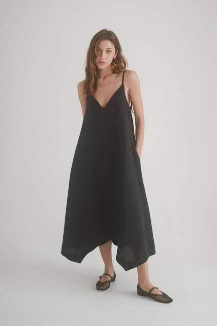 BLACK MIDI DRESS - ARCHIVE SALE